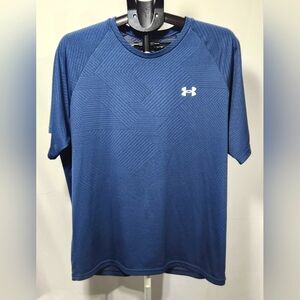 Under Armour Blue Short Sleeve Performance Tee-Size XL